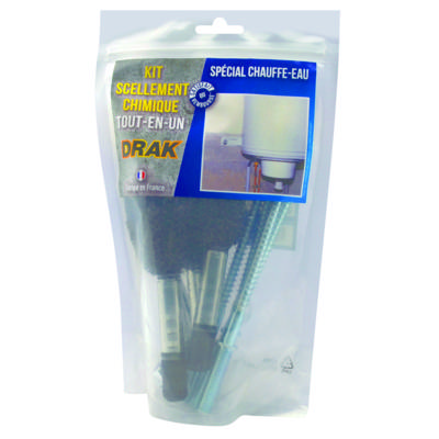 Doypack de 4 drakS+tige filetée M10+accessoires EASYMIX - Gedimat