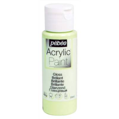 Acrylic paint 59ml brillant vert pistache - PÉBÉO