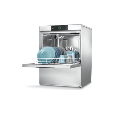 Lave vaisselle frontal - Panier 50x50cm - Doseur de lavage intégré; Doseur de rinçage intégré; Surpresseur de rinçage; Pompe de vidange - FP-10A