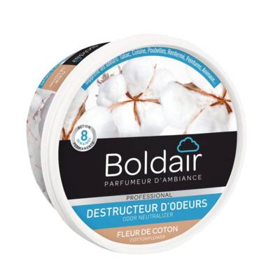 Pot 300g Gel destructeur d'odeurs Fleur de Coton
