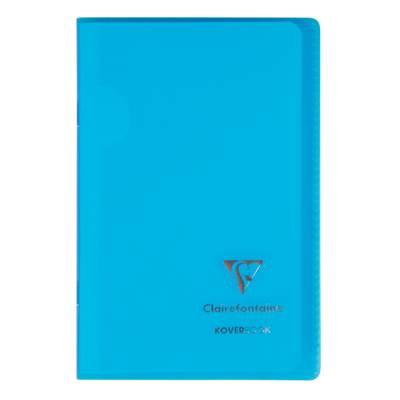 Cahier Protège Cahier Koverbook 11x17 cm Polypro 96 Pages 90g Q.5x5 Coloris Aléatoire - CLAIREFONTAINE
