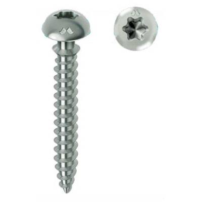 Vis MUSTAD Framex pour PVC - Tête fraisée réduite Torx - Ø6x70 mm - Boite de 100 - Chromiting - SP305A600700C8C - Maxoutil