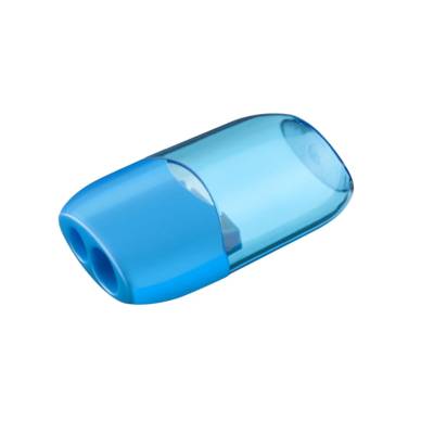 Taille-crayon Bobsy 2 Trous interieur plastique avec réserve coloris aléatoire