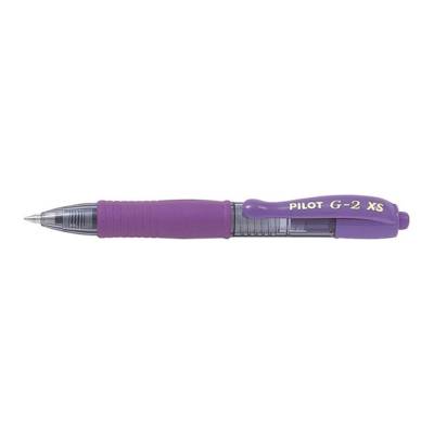 Mini Stylo roller Encre  gel G2 XS7 PIXIE Tracé 0,4 mm (Bille 0,7mm) Violet