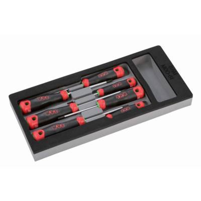 Module mousse 1/3 de 7 tournevis bi-matière torx SAM - TXJ7MM - Maxoutil