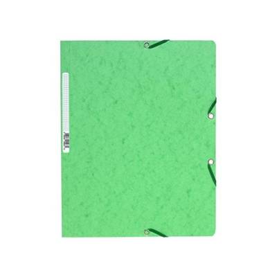 Chemise à élastiques sans Rabats carton 400g 24x32 cm Vert Tilleul