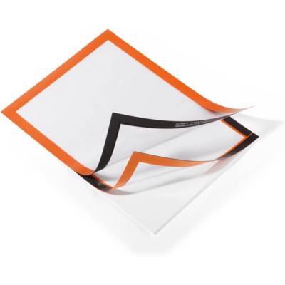 Sachet 2 Cadres D'affichage DURAFRAME® A4 Dos Adhésif Orange