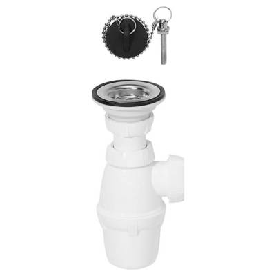 Vidage complet lavabo grille inox - Gedimat - WIRQUIN