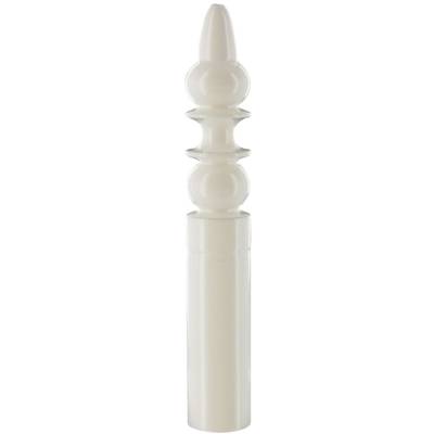 Cache-fiche rustique n°3 acier BROS pour fiche 13x82 - époxy blanc - 3A1380A - Maxoutil