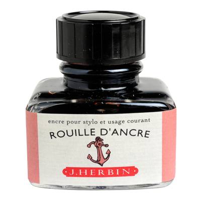Encre traditionnelle à stylo en flacon "D" 30ml Rouille d'ancre - HERBIN