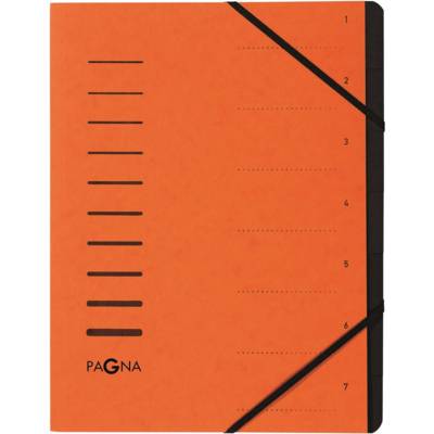 Trieur "Sorting File", 7 compartiments, orange