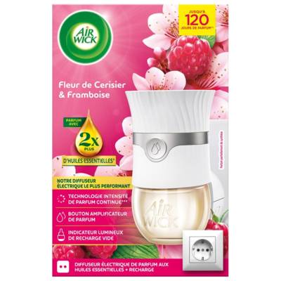 Diffuseur Electrique désodorisant Huiles essentielles Fleur de Cerisier & Framboise