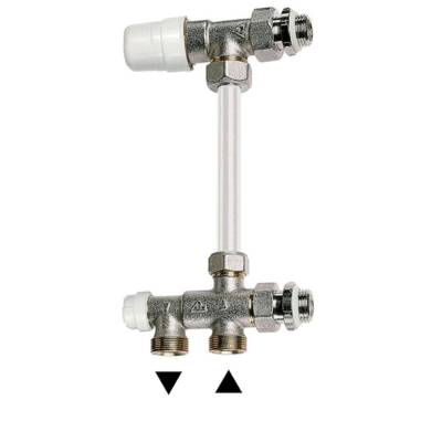 Base déviation + Robinet 1/2" monotube RBM - 2250450 - Maxoutil