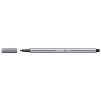 Feutre de Dessin PEN 68 Pointe Moyenne 1 mm Gris foncé - STABILO
