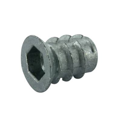 Insert à visser empreinte HC6 Ø12 mm l.15mm acier zingué - Gedimat - NORAIL