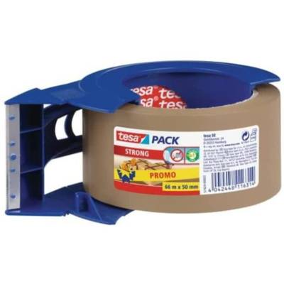 Dévidoir manuel d'emballage "Pack" + 1 rouleau havane inclus 66 m x 50 mm