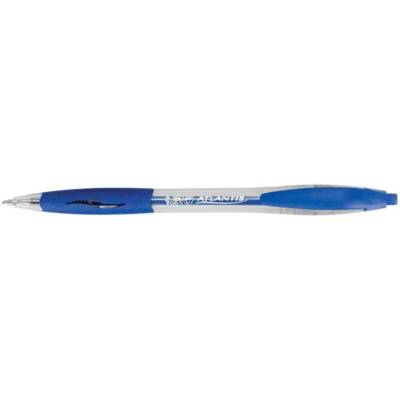 Stylo bille Rétractable ATLANTIS CLASSIC Pointe moyenne 1 mm Bleu - BIC