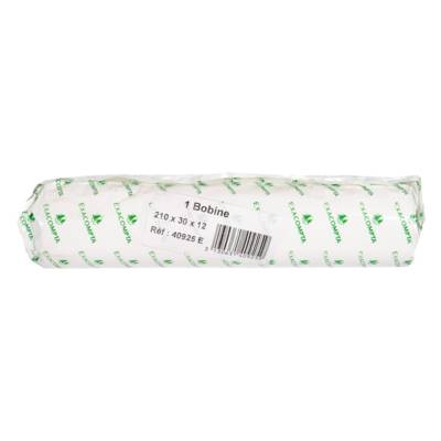 Bobine fax thermique 55g 210x50mx12 mm 30 m blanc
