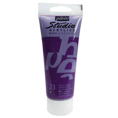 Peinture Studio Acrylique Tube Violet d'Orient 100 ml - PÉBÉO