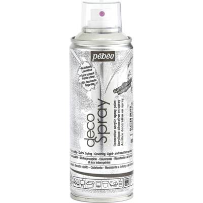 Aérosol 200ml Peinture DécoSpray ARGENT - PÉBÉO