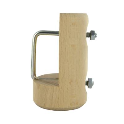 Adaptateur sommier hêtre brut à visser Ø55 x 95 mm - Gedimat - NORAIL