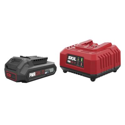 Batterie 20V max 2,5 ah li-ion KEEP COOL + Chargeur 2,4A - Gedimat - SKIL