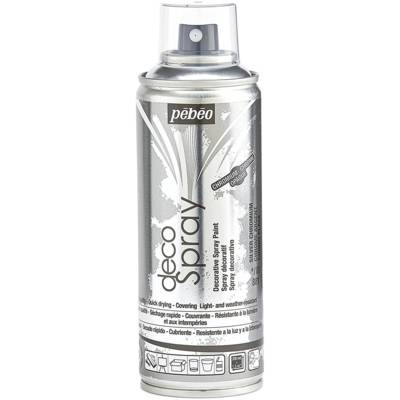 Aérosol 200ml Peinture DécoSpray ARGENT CHROME