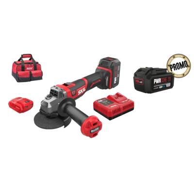 Meuleuse XP 125 mm 20V brushless, batterie et chargeur + 1 batterie 4Ah offerte - Gedimat