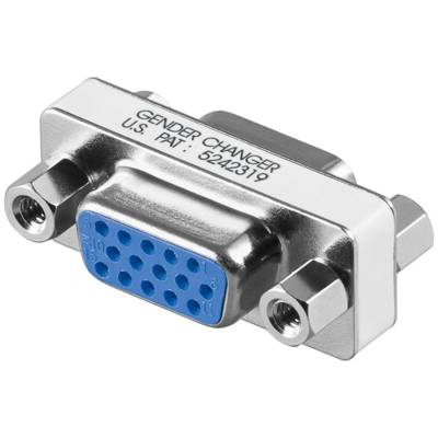 Raccord Vidéo VGA D-SUB Femelle (15-pin) - D-SUB Femelle (15-pin), argent