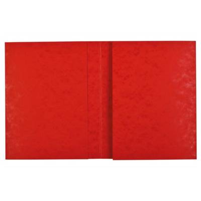 Protège Cahier "Ecolier" 18 x 22 cm Carte Lustrée 2 grands Rabats Rouge
