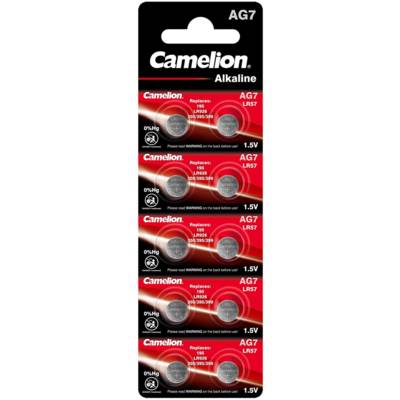 Pack de 10 piles Camelion Alcaline AG7 0% Mercury/Hg