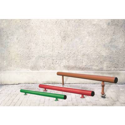 Butée de parking L 100 cm - Chasse-roue collectivités coloris variable