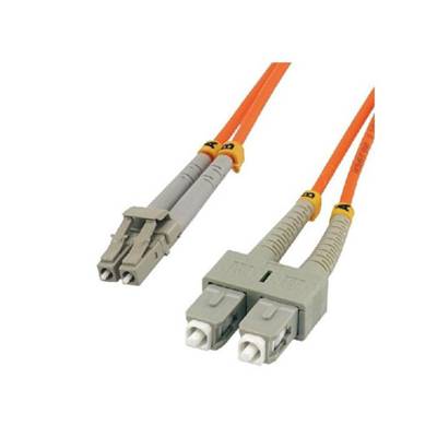 Jarretière optique OM1 duplex multimode 62.5/125 - SC / LC 2m