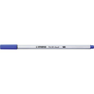 Feutre pointe pinceau Pen 68 brush bleu outremer - STABILO