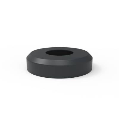 Cache sabot poteau main courante gris foncé - Gedimat - ORIAL