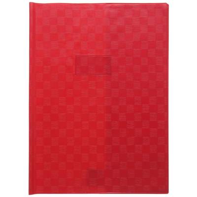 Protège-cahier Madras PVC 22/100e Avec Rabat Marque page 24x32 rouge - CLAIREFONTAINE