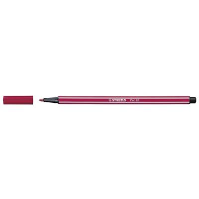 Feutre de Dessin PEN 68 Pointe Moyenne 1 mm Rouge foncé - STABILO