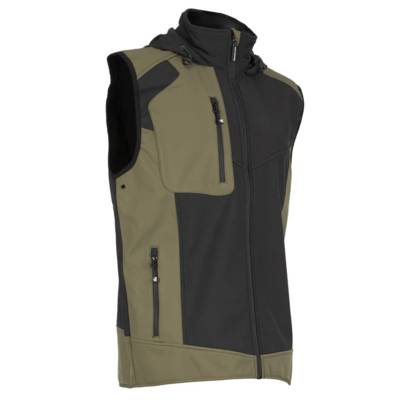 Gilet sans manche de travail FABIO T.L - NINE-WORTHS - 1064-L-NOIR/KAKI - NINE WORTH