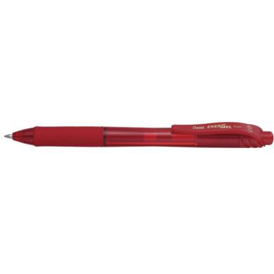 Stylo Roller Encre Gel EnerGel-X BL107 Pointe 0,7mm Rouge