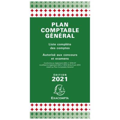 Plan comptable général avec couverture plastique 17,5x9cm - EXACOMPTA