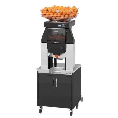 Presse-agrumes - 16 fruits/minute - Sur roulettes - Z14CABINET-N - Zummo