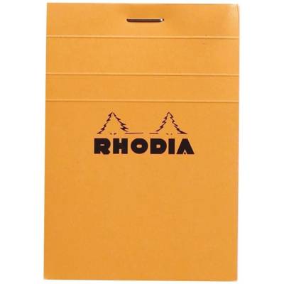 Bloc orange n°11 7,4x10,5 80 feuilles agrafées 80g Q.5x5