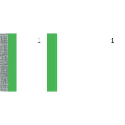 Lot de 10 Bloc vendeur 100 feuillets 60 x 135 mm Vert