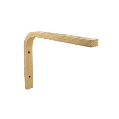 Console équerre en multiplis à visser en bois lamellé collé 150 x 200 mm - Gedimat - NORAIL