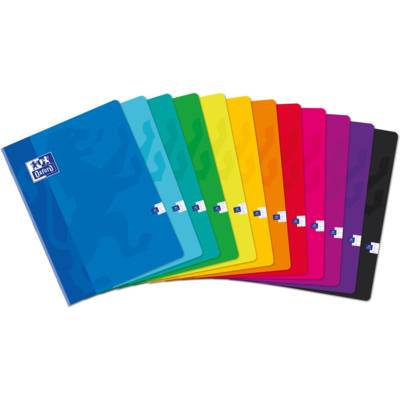 Cahier 24x32 cm 48 pages grands carreaux coloris aléatoires