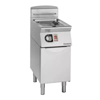 Friteuse sur meuble à gaz - 1 cuve de 17L