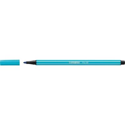 Feutre de Dessin PEN 68 pointe ogive Moyenne 1 mm Bleu clair - STABILO