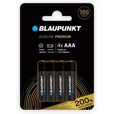 Paquet de 4 piles AAA alcalines PREMIUM