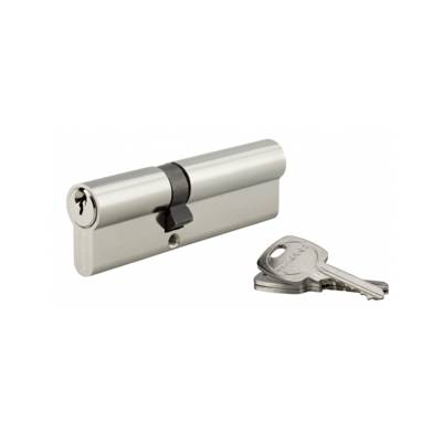 Cylindre profilé std 40x60 mm nickelé 3 clés - Gedimat - THIRARD