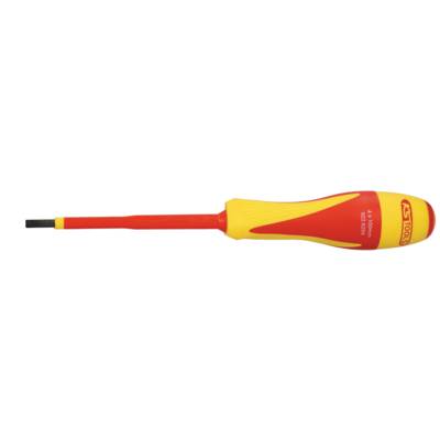 Tournevis Fente bi-matière isolé 1000V, 4x100 mm - KSTOOLS - 922.6204 - Maxoutil